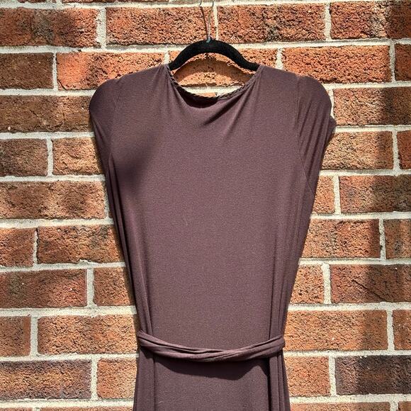 Banana Republic Heritage Stretch Brown Maxi Dress Size Small - Picture 8 of 12